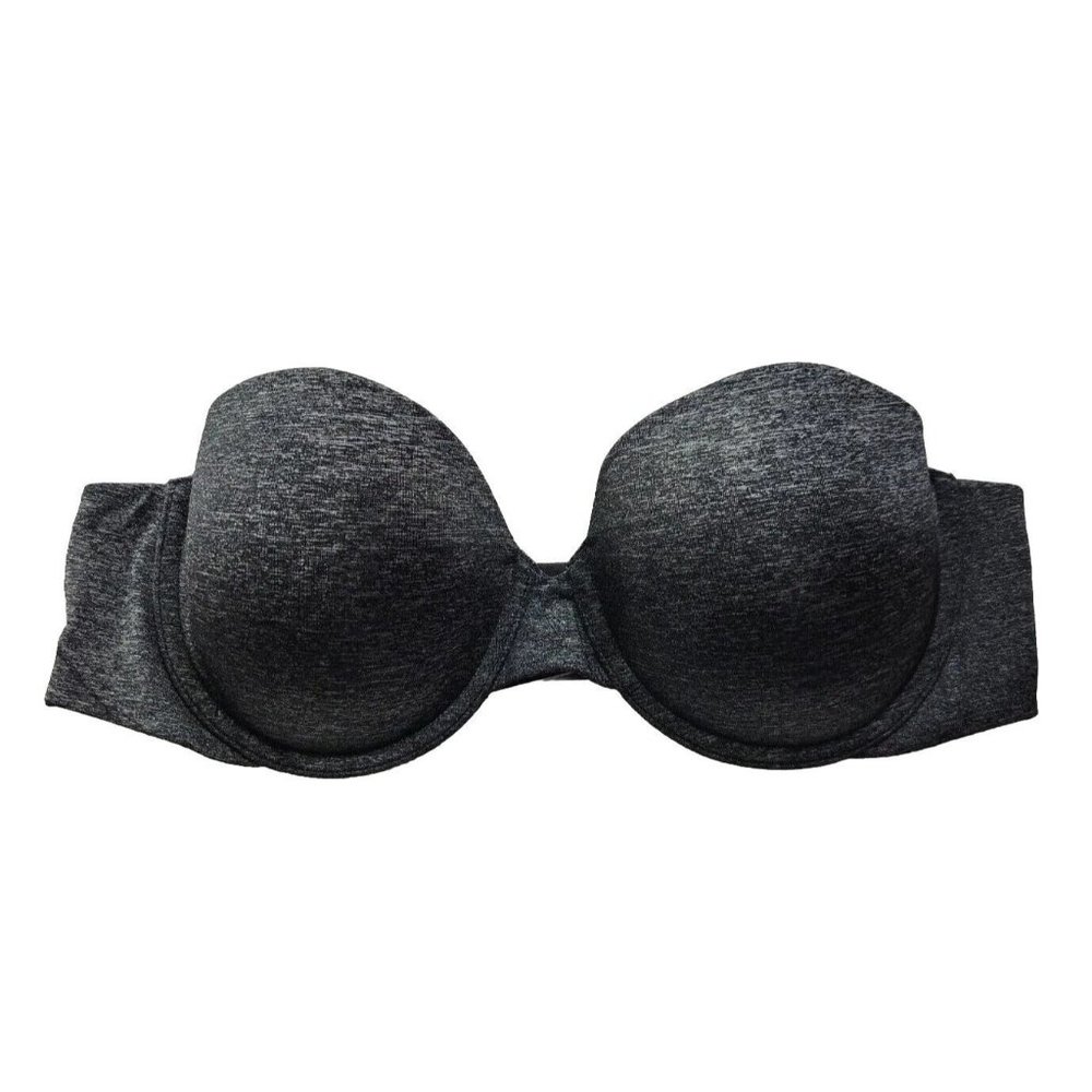 Victoria's Secret Multiway Women 36C Black Strapless Underwire Smooth *No Straps